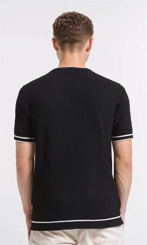 R206907 - Slip On Short Sleeves Tee - Black