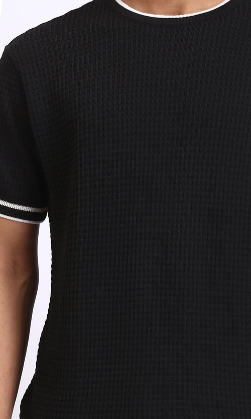 R206907 - Slip On Short Sleeves Tee - Black