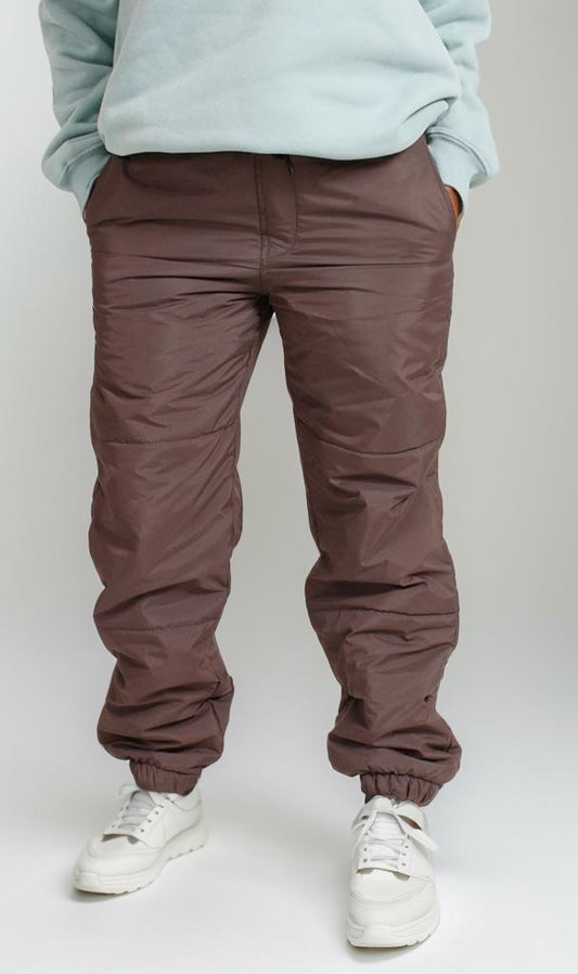 R206947 - Water Proof Puffer Pants - Brown