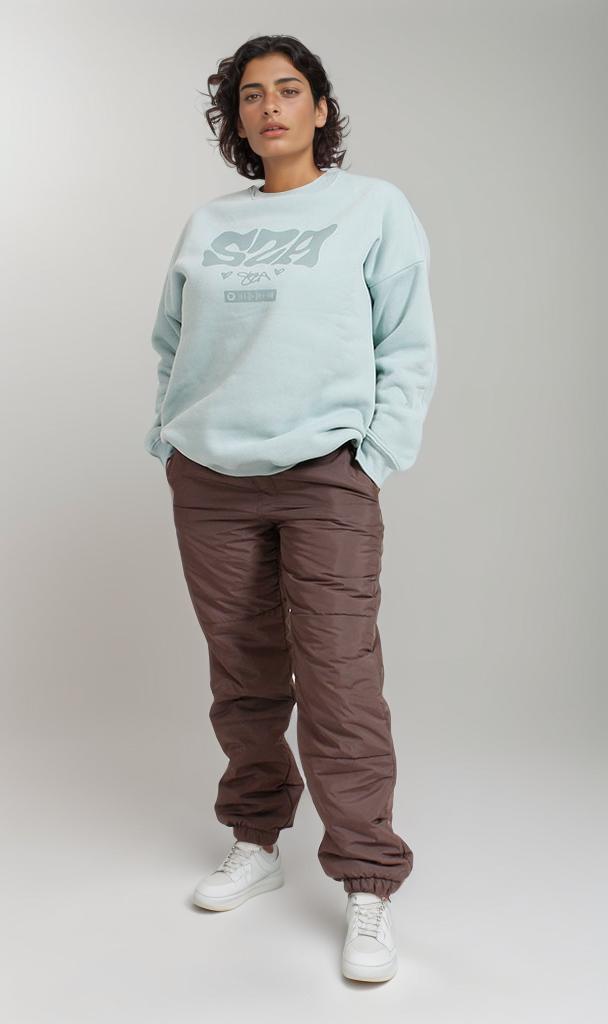 R206947 - Water Proof Puffer Pants - Brown