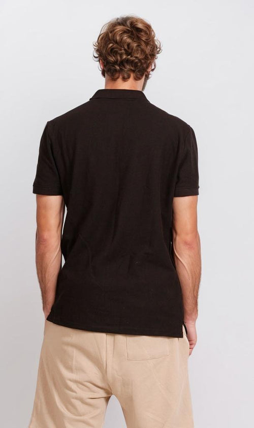 R207050-R207050 - Fitted Pique Polo Shirt - Light Beige