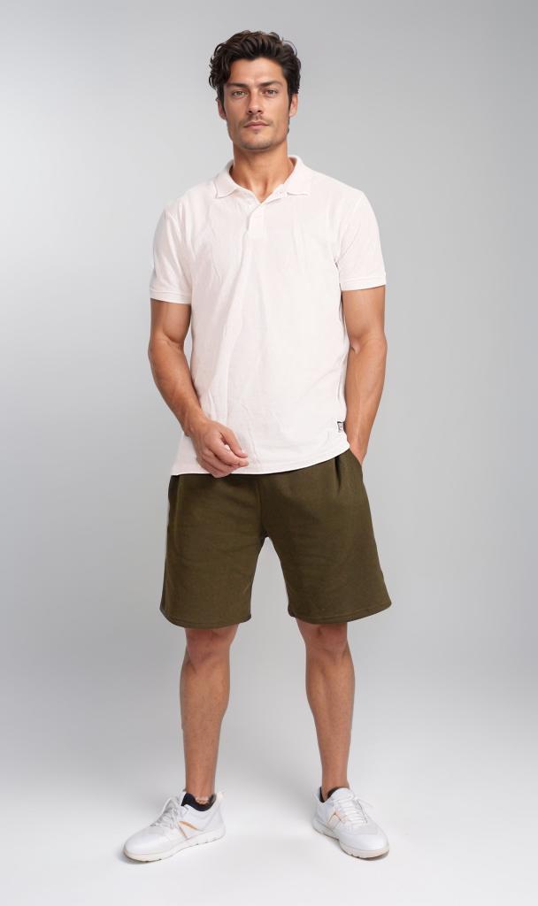 R207051 - White Pique Polo Shirt - Regular Fit