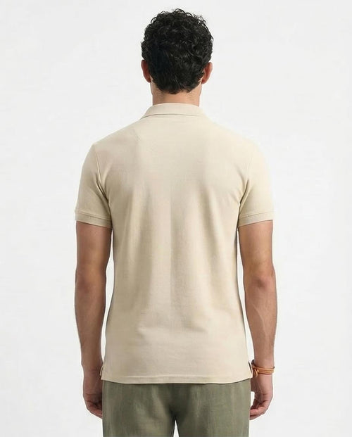Ravin | Men's Essential Piqué Polo Shirt – Oatmeal - R207052