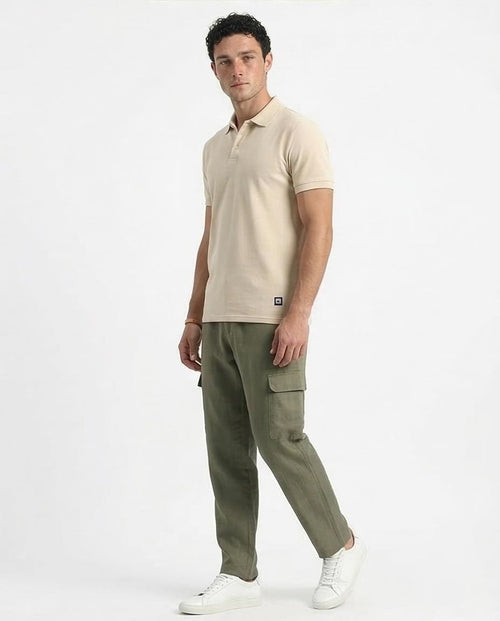 Ravin | Men's Essential Piqué Polo Shirt – Oatmeal - R207052