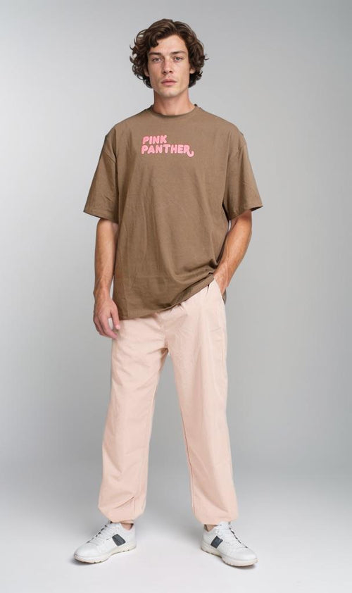 R207058 - Graphic Printed Oversized T-Shirt - Olive Green