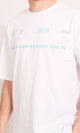 R207060 - Graphic Printed Oversized T-Shirt - White
