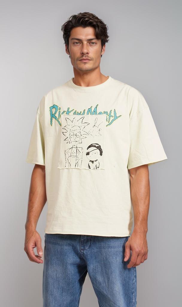 R207070 - Graphic T-Shirt - Cream