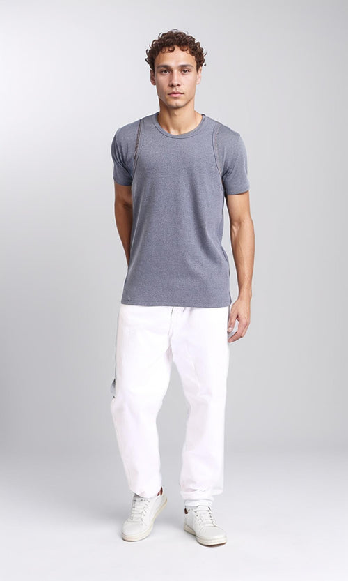 R207260 - Sleeveless Slip On Comfy Tank Top - Medium Grey