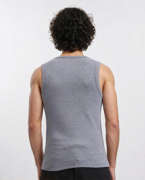 Ravin Men’s Essential Ribbed Tank Top – Grey Heather - R207263
