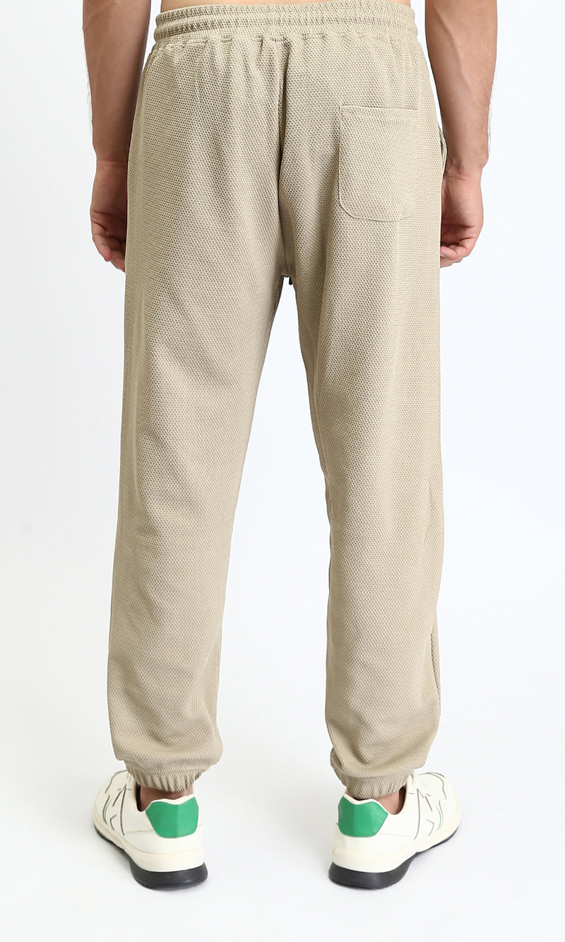 R207288 - Slip On Pants with Elastic Waist - Oat