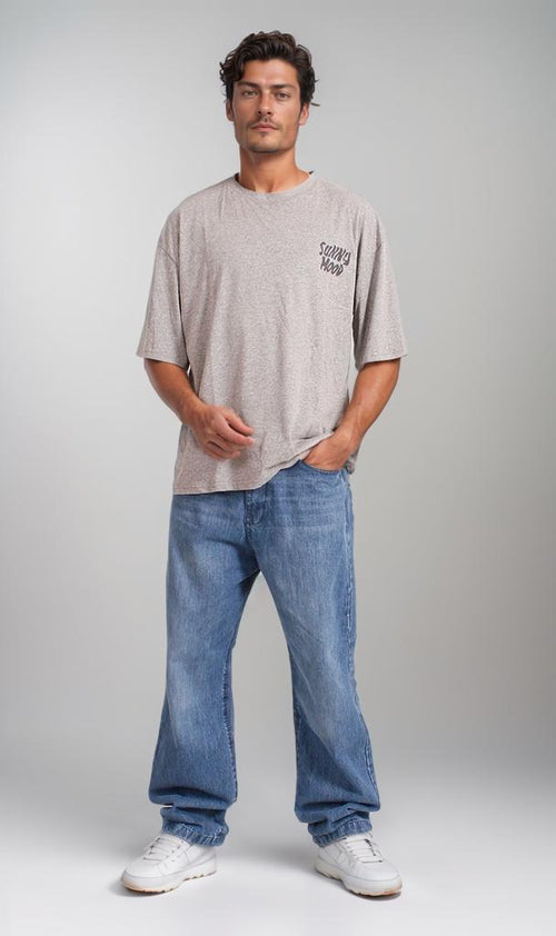 R207291 - Sunny Mood Graphic Tee - Grey