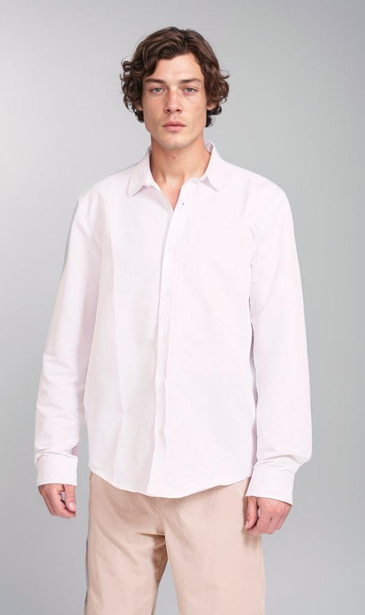 R207296 - Bengaline Button-Up Shirt - White