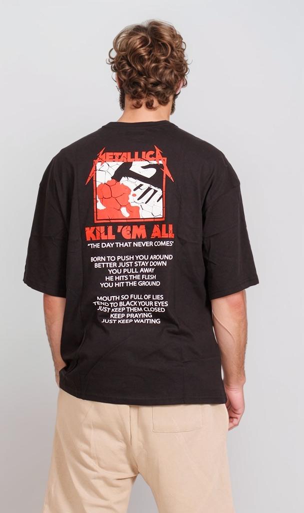 Metallica 'The Day That Never Comes' Graphic Oversized T-Shirt