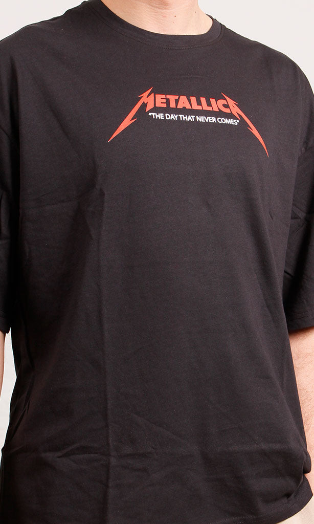 Metallica 'The Day That Never Comes' Graphic Oversized T-Shirt