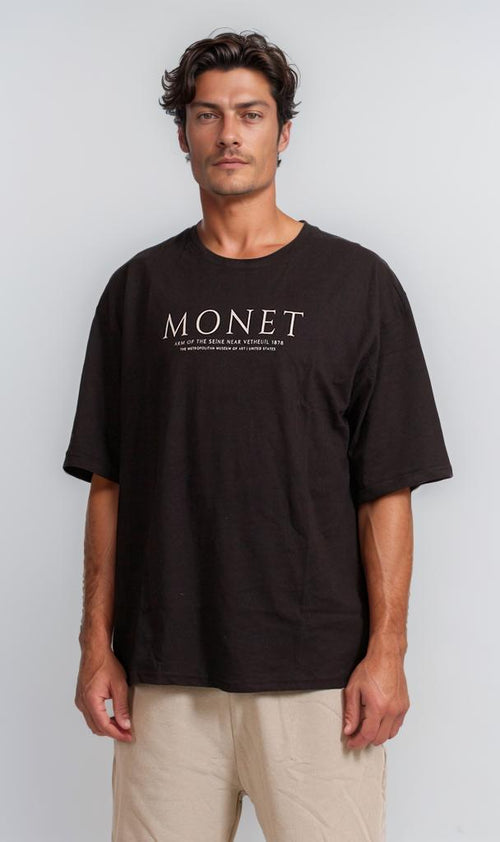 R207680 - Monet Graphic T-Shirt - Black