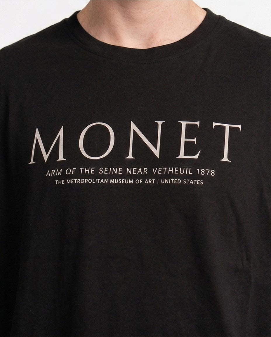 Ravin x Monet: Art in Motion – Oversized Graphic Tee - Black - R207680