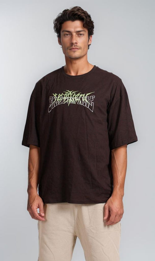 R207687 - Skatepark Graphic T-Shirt - Brown