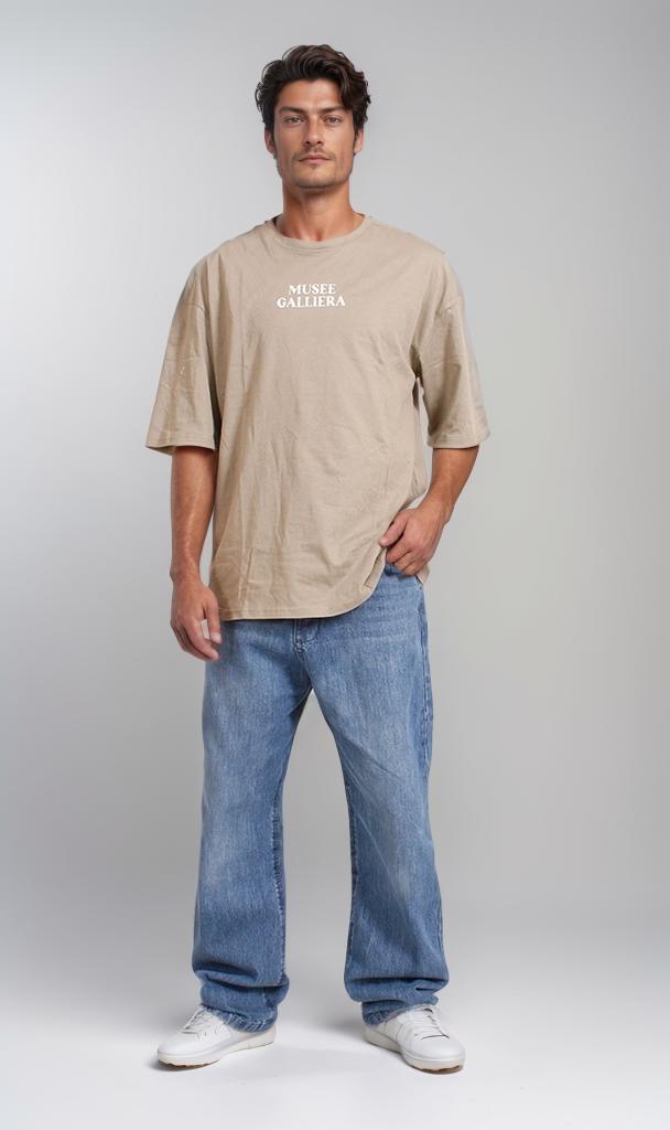 R207691 - Picasso Graphic T-Shirt - Beige