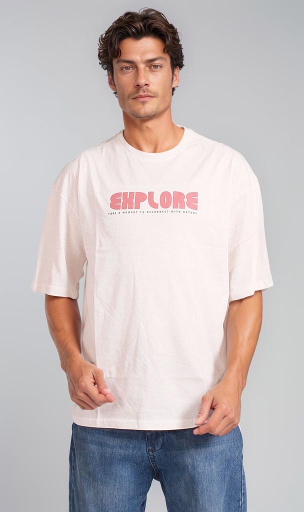 Explore Graphic T-Shirt - Off White