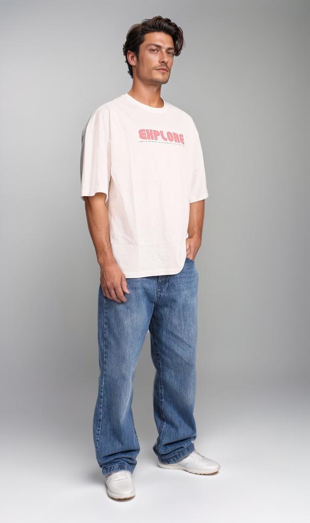 R207692 - Explore Graphic T-Shirt - Off White