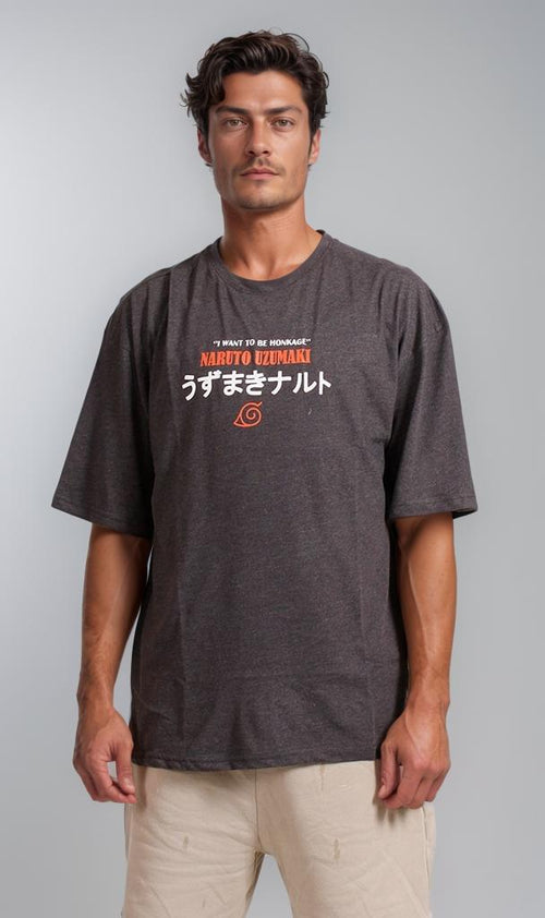 R207694 - Graphic Tee - Charcoal