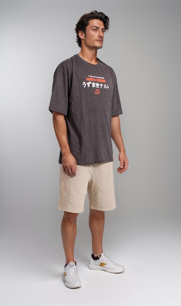 R207694 - Graphic Tee - Charcoal