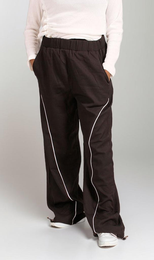 R207717 - Gabardine Soft Track Pants - Black