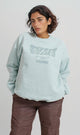 R207768 - Graphic Melton Sweatshirt - Mint Green