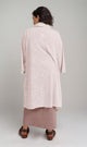 R207772 - Slub Jaquard Open Cardigan - Pink