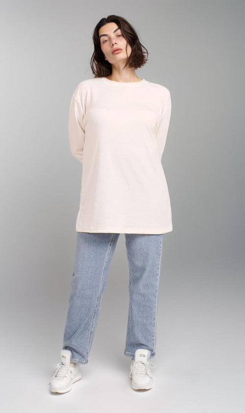 R207773 - Oversized Sweatshirt - Off White