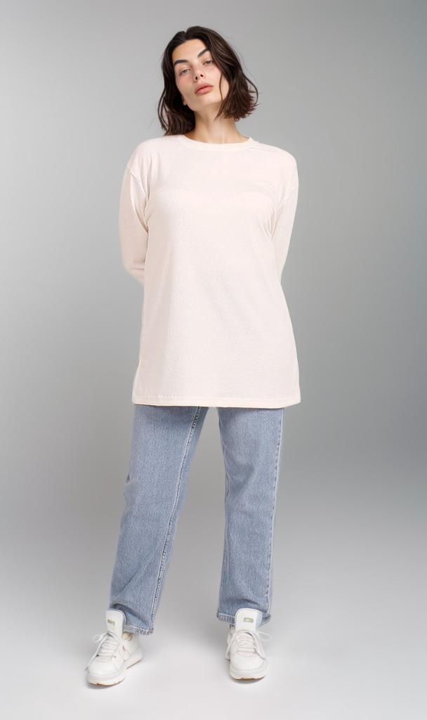 R207773 - Oversized Sweatshirt - Off White