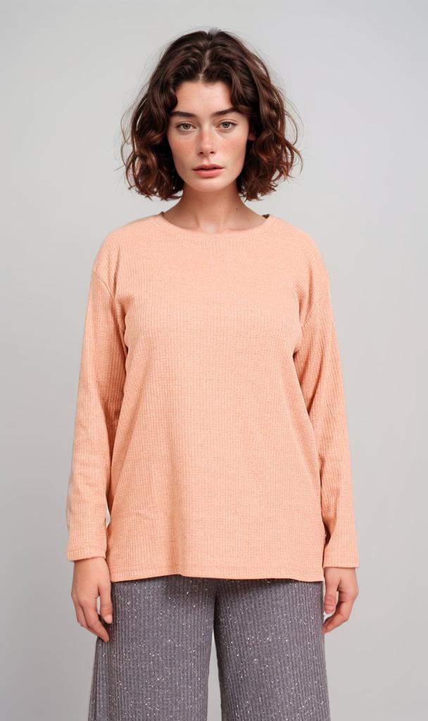 Women's Long Sleeve T-Shirt - Orange