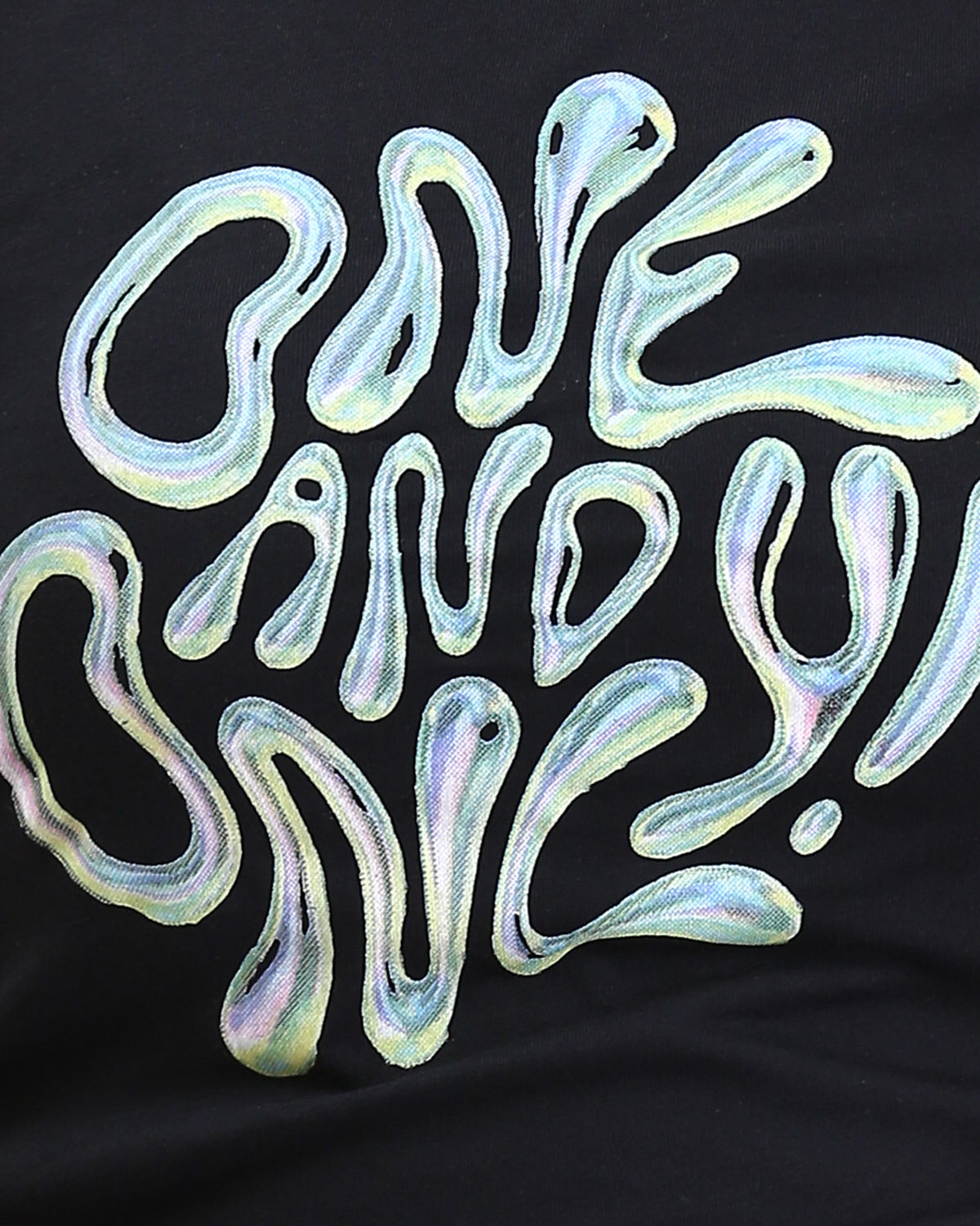 Ravin | "One and Only" تي شيرت بيبي برسومات كروم سائل - أسود - R207790