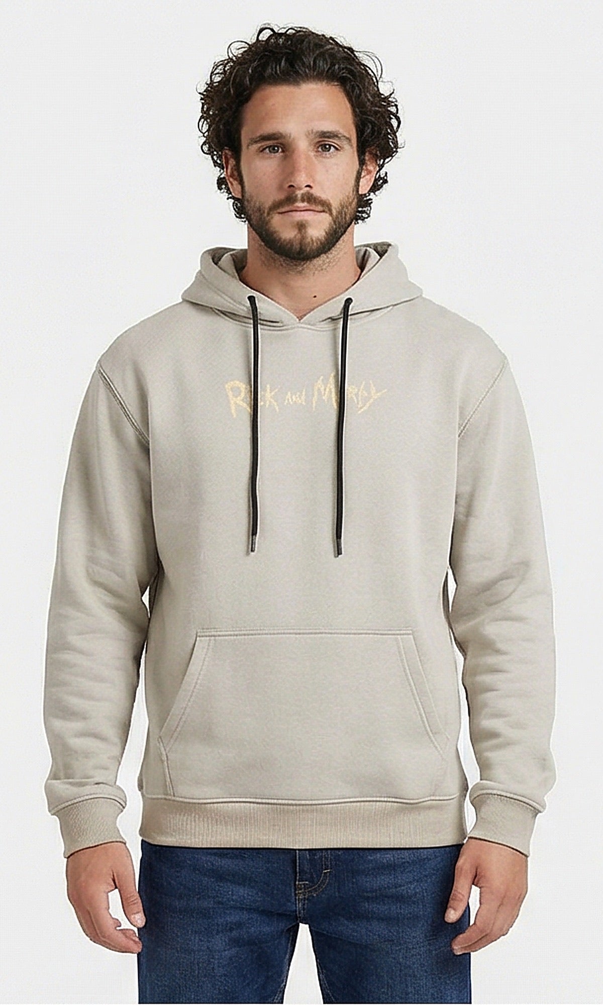 Melton Graphic Hoodie - Light Green