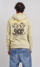 R207859 - Graphic Hoodie - Pale Yellow