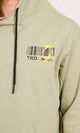 R207859 - Graphic Hoodie - Pale Yellow