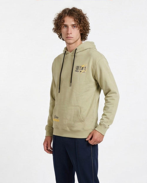 R207859 - Graphic Hoodie - Pale Yellow