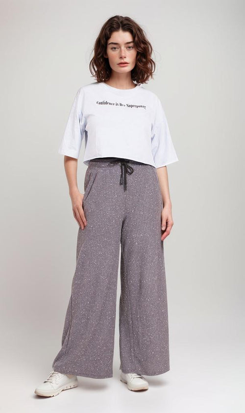 R207863-R207863 - Printed Oversized T-Shirt - White