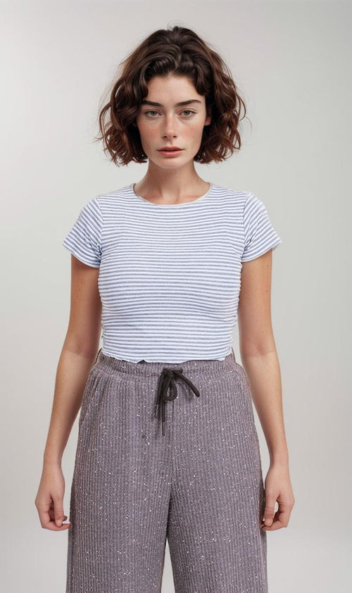 Women's Short Sleeve T-Shirt - Blue