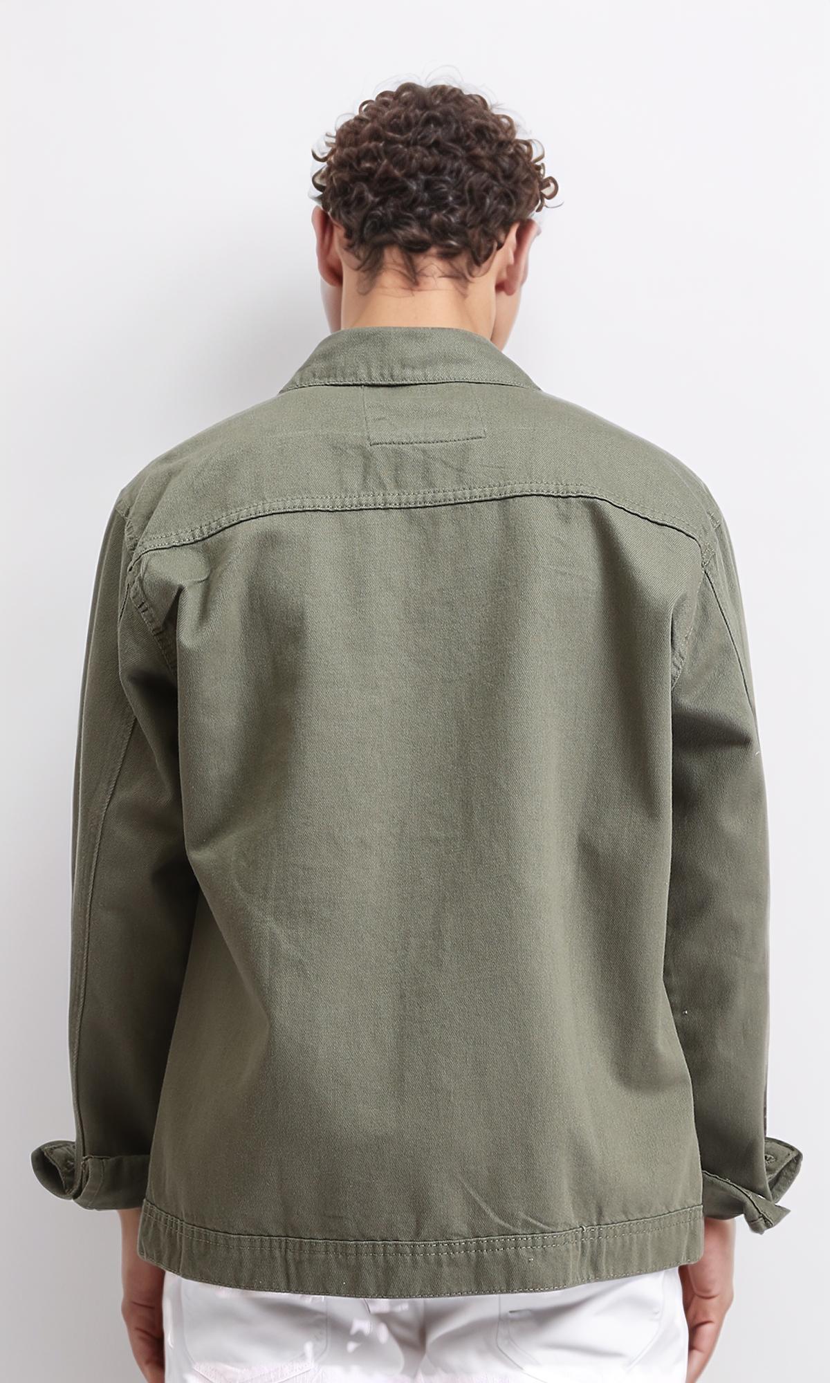 Olive Green Utility Field Jacket - R207960