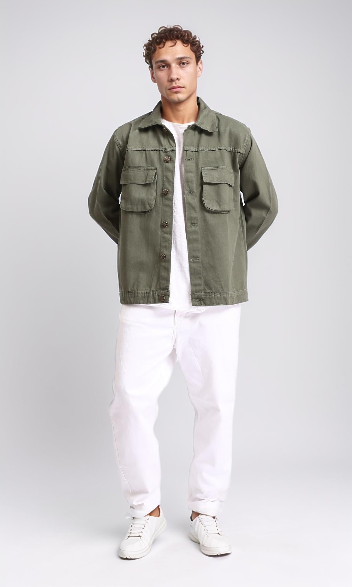 Olive Green Utility Field Jacket - R207960