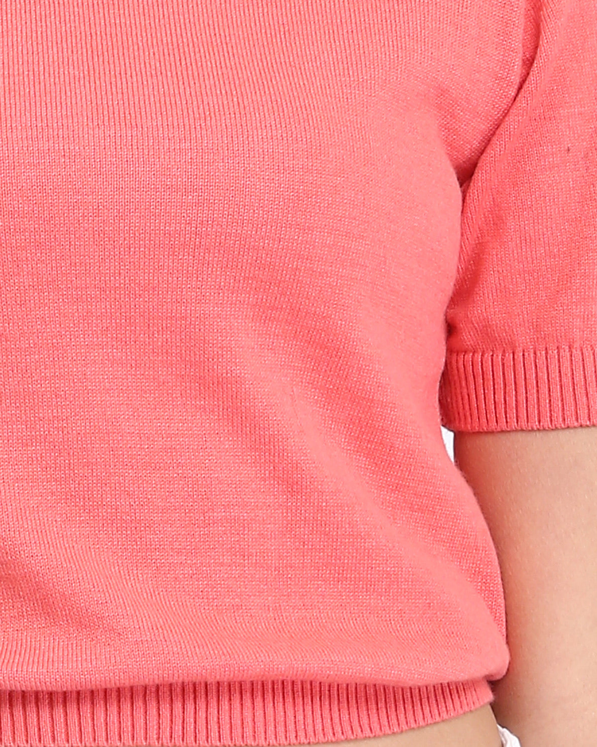 Ravin Women’s Short Sleeve Fine-Knit Cropped Sweater - R207981