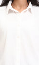 R208128 - Buttons Down Long Sleeves Textured Shirt - White