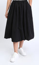 R208164 - Slip On Fashionable Balloon Skirt - Black