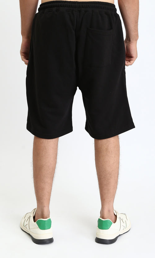 R208172 - شورت داخلي من القطن السادة سهل الارتداء - أسود