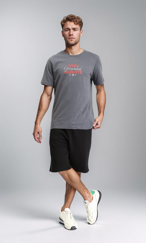 R208172 - شورت داخلي من القطن السادة سهل الارتداء - أسود