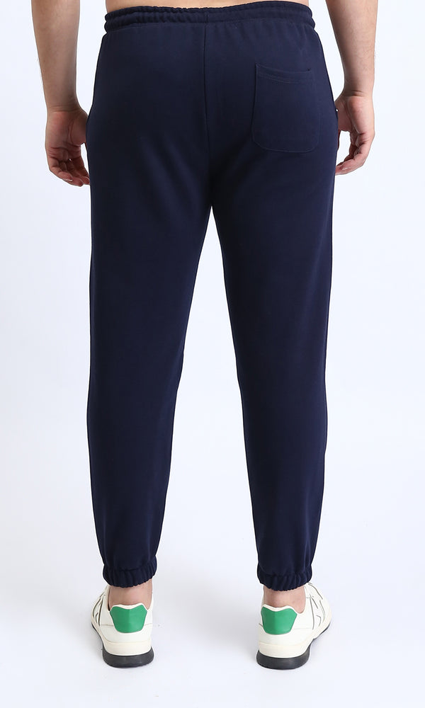 R208173 - Slip On Pants with Side Pockets - Navy Blue