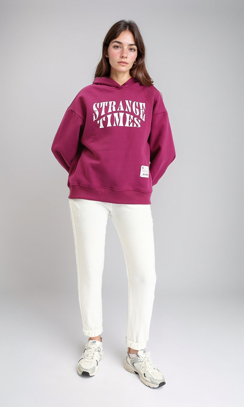 R208176 - Regular Fit Slip On Pants with Hem - Off-White