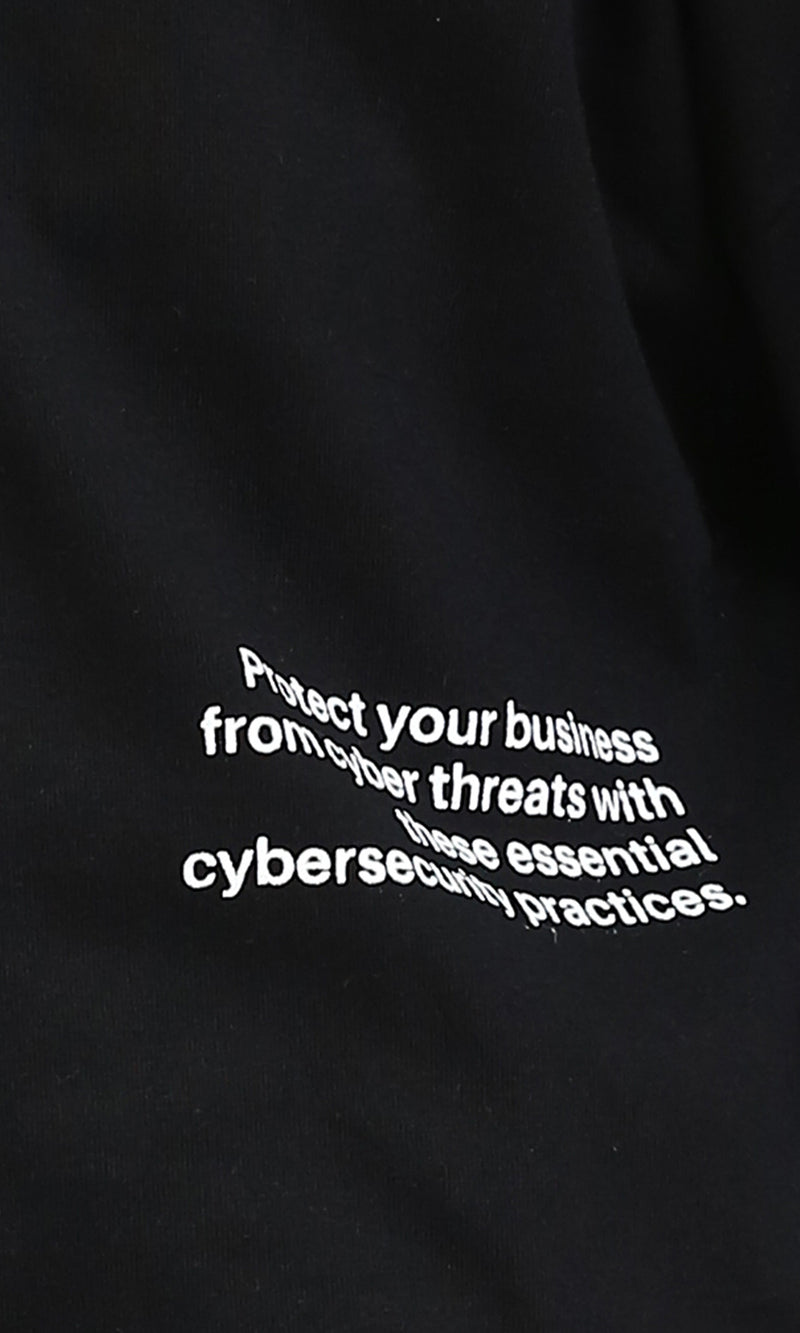 R208515 - Crew Neck Regular Summer Tee - Black