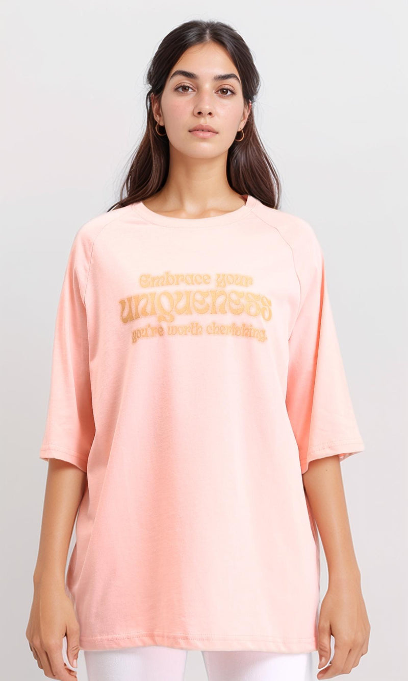 R208518 - Slip On Printed Relaxed Long Tee - Simon